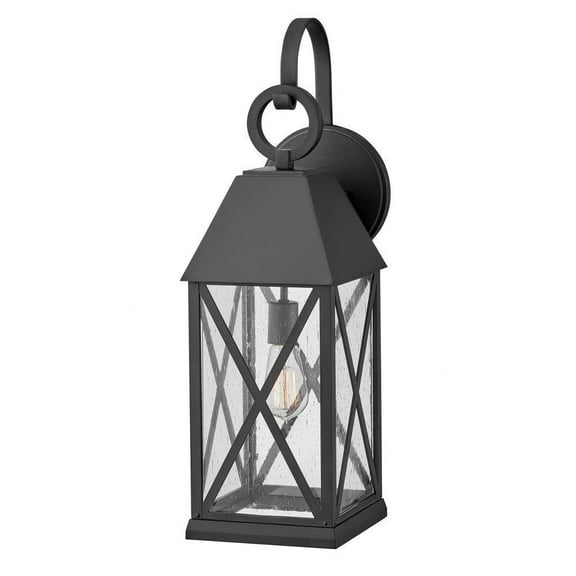 1 Light Outdoor Large Wall Mount Lantern in Traditional and Transitional Style-25.75 inches Tall and 8 inches Wide Bailey Street Home 81-Bel-4614403