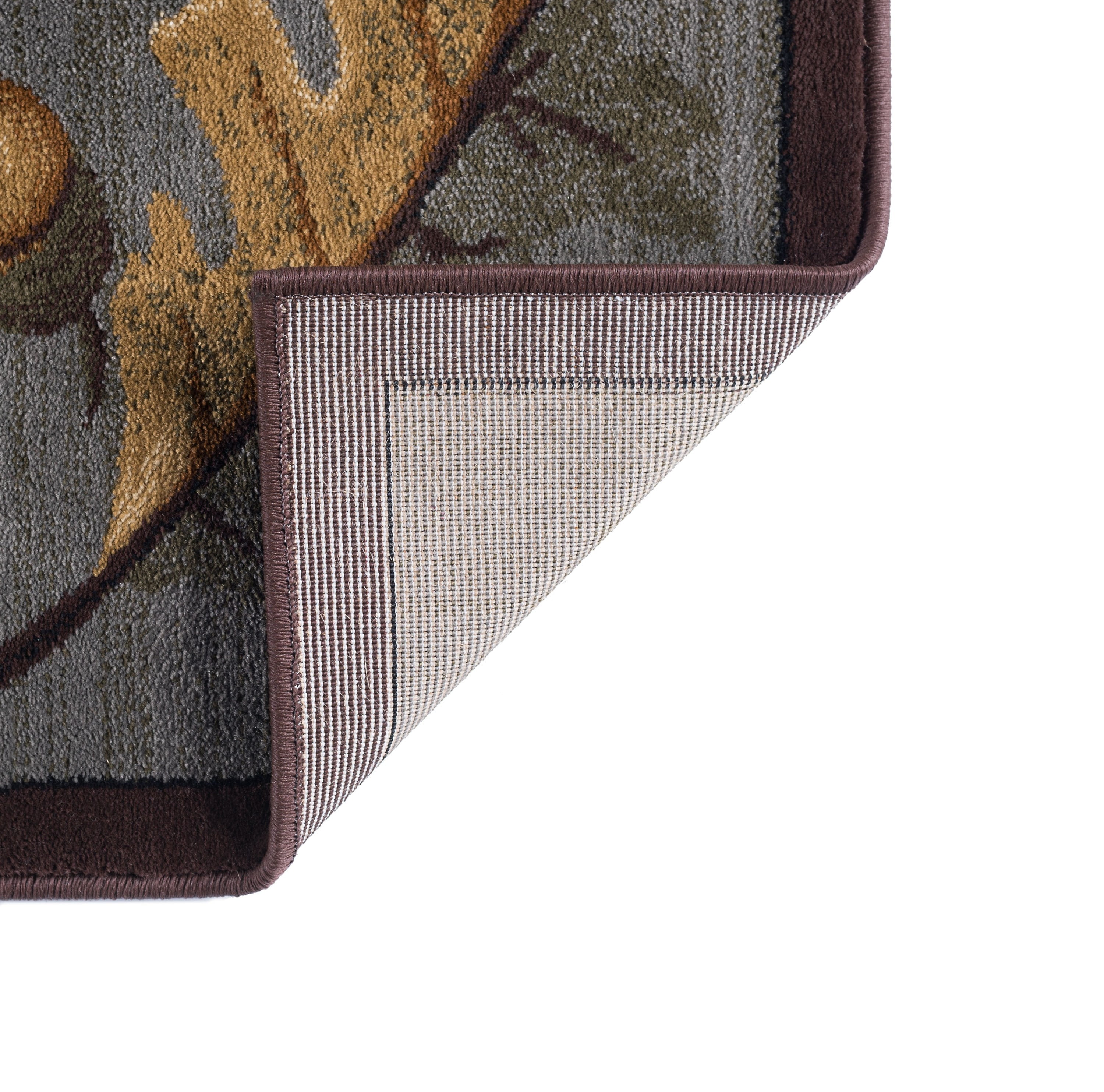 Nature Novelty 2.7' x 7' Multi-Color Polypropylene Indoor Area Rug