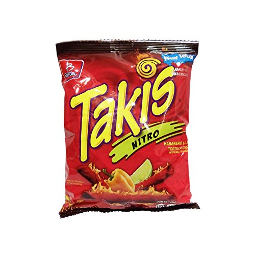 BARCEL TAKIS NITRO HABANERO & LIME TORTILLA CHIPS 4OZ