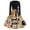 Khaki #024, variant on Women's Halloween Dress Bat Cocktail Long Sleeve Novelty Dresses Castle Printed Crew Neck Scary Tea Length Dress with Belt XL