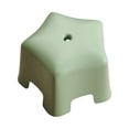 thumbnail image 1 of Stackable Star Shaped Stool Stools Living Study Room Bathroom Chairs Plastic Low Seat Coffee Table Small Bench L/Green, 1 of 9