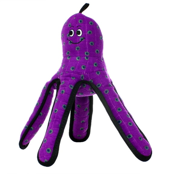Tuffy Ocean Creature Large Octopus Durable Plush Squeaky Dog Toy