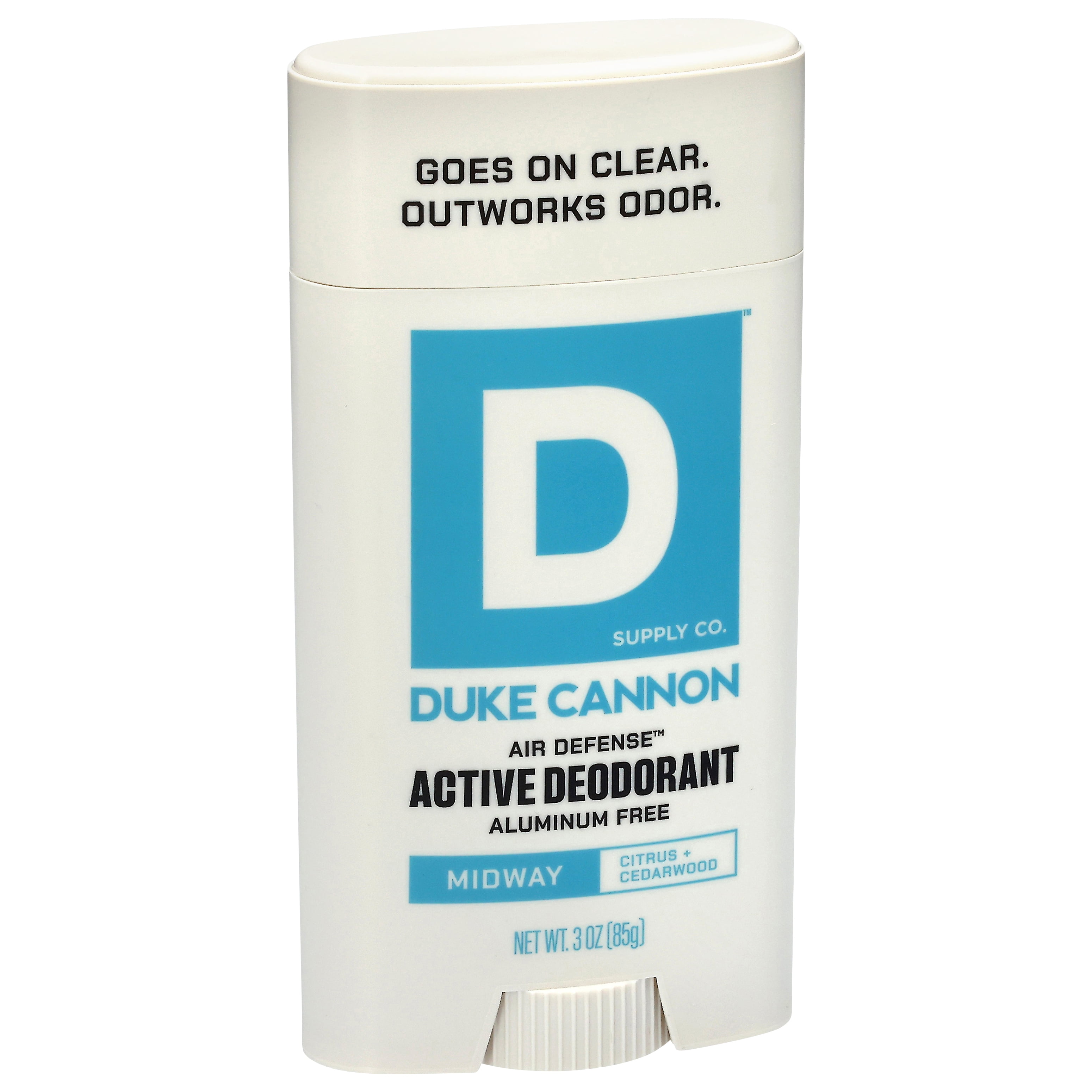 Duke Cannon Midway Scent Aluminum-Free Deodorant Stick for Men, 3 oz, Long-Lasting Odor Protection