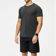 thumbnail image 5 of Athletic Shirts for Men Short Sleeve Quick Dry Workout Running Gym Sport Exercise Tee Moisture Wicking, 5 of 7