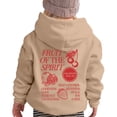 thumbnail image 1 of Liyamei Chandail à Capuchon et Chandails en Molleton pour Filles pour l'Hiver Tenue Décontractée Col Rond Imprimé Lettre Chandail pour Enfants de 2 à 13 Ans Activités Extérieures et Confort Quotidien Taille Jaune, 7-8 Ans, 1 of 5