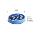 thumbnail image 2 of Plato Antideslizante Outward Hound Azul Medio para Perros, 2 of 7