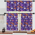 thumbnail image 3 of LALILO Kitchen Curtains and Valances Set of 3 36" Halloween Window Treatment Tiers for Window Decor, 3 of 5