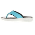 thumbnail image 3 of Propet Women's TravelActiv FT Thong Sandal Teal - WST001PTL, 3 of 5