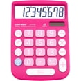 thumbnail image 1 of Calculadora Oficina y Hogar CATIGA CD-8185 - LCD 8 dígitos - Uso en escritorio y movimiento (Rosa), 1 of 3