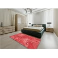 thumbnail image 5 of Ahgly Company Machine Washable Indoor Rectangle Transitional Red Area Rugs, 8' x 12', 5 of 7