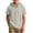 Beige, variant on Boys T Shirts, Casual Short Sleeve Faux Cotton Linen Hooded Boys Summer Tops Gray Size 12