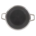thumbnail image 2 of Korean BBQ Grill Pan, Stainless Steel Nonstick Grill Pan with 2 Anti Scalding Handles for Steak Bacon Pancetta Sausage Seafood Vegetables, Round Barbecue Picnic Grill Plate, 2 of 7