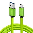 thumbnail image 4 of 3-Pack of Limebrite 6 Feet Heavy-Duty Braided Fast Charging Cables for Samsung Galaxy S25/S24/S23/S22/S21/Ultra/Plus/FE, A03s/A14/A15/A23/A25/A35/A54 5G, Z Fold, Z Flip (Green, Purple, Pink Rose Gold, 4 of 7