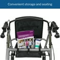 thumbnail image 6 of McKesson Rollator Walker with Seat and Wheels - Silver, 300 lbs Capacity, 1 Ct, 6 of 13