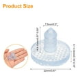 thumbnail image 2 of Uxcell 30 Pcs Glass Table Top Bumpers with Stem, 22mm/0.87" Clear Furniture Pads for 7.5mm/0.3" Hole, 2 of 7
