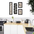 thumbnail image 2 of TrendyDecor4U Kitchen 4-Pc Vignette With 7-Peg Mug Rack Wall Art V434-MPV-405, 2 of 2