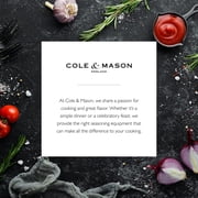 Cole & Mason Stainless Steel Acrylic Salt and Pepper Mill Set