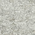 thumbnail image 3 of SAFAVIEH Leather Shag Dimitri Solid Area Rug, Grey/White, 6' x 9', 3 of 3