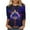 Womens Shirts Flash Deals Multicolor 3, variant on BSDJILFG Happy Hanukkah Shirt for Women,3/4 Sleeve Casual Tops Candles Print Tees Loose Fit Shirts Round Neck Blouse ,S-3XL
