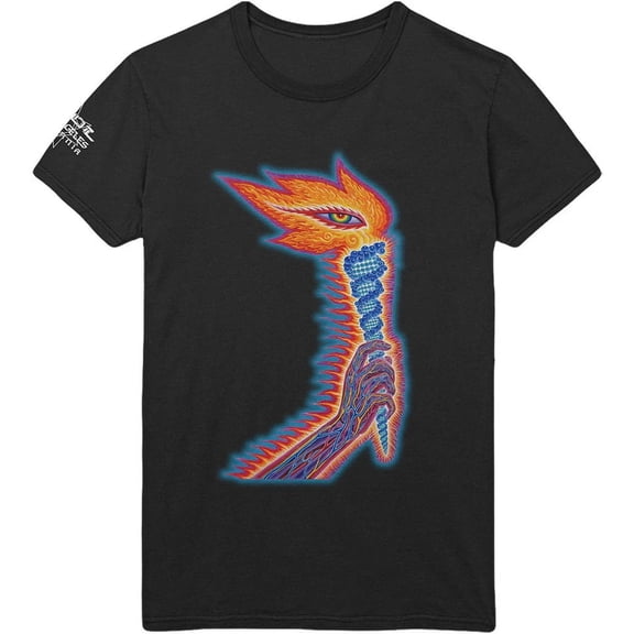 Tool Men's Torch Front Print T-Shirt Black Large | Officially Licensed Merchandise