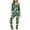 Green, variant on Cavosen Christmas 2 Piece Pajamas for Women Set Cotton Long Sleeve Shirt and Elastic Waist Pants Breathable Sleepwear Santa Printed Warm Cute