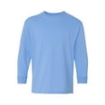 thumbnail image 2 of Gildan - Heavy Cotton Youth Long Sleeve T-Shirt - 5400B - Carolina Blue - Size: S, 2 of 3