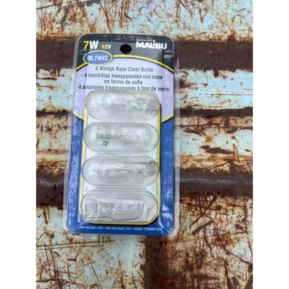 STAR- 12 Volt 7 Watt Low Voltage Landscape Bulb - Malibu Ml7W4C Replacement (4 Pack)