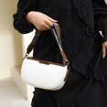 thumbnail image 4 of Bolso Hombro PU para Mujer Bolsos Bolsos Mano Retro Correa Ajustable (blanco), 4 of 7