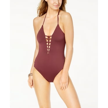 Bar Iii Strappy Plunging One Piece Swimsuit Black Xl Walmart Com Bar Iii Strappy Plunging One Piece Swimsuit Black Xl Walmart Com