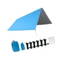 thumbnail image 5 of SunniMix Camping Tarp Lightweight Awning Canopy Shelter for Backpacking Traveling BBQ Blue, 5 of 8
