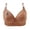 Khaki, variant on Minimizer Bra for Women Butterfly Print Adjustable Strap Full Coverage Up Bras Plus Size Comfort Soft Bras