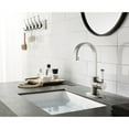 thumbnail image 2 of Fauceture LS8218DPL Paris Single-Handle Bathroom Faucet with Deck Plate & Drain, Brushed Nickel, 2 of 3