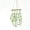 Green, variant on Handmade Willow Tree Crystal Prism Rainbow Maker, outdoor crystal,Natural Crystal Willow Branch Suncatcher, Decorative Light Catcher for Garden, Porch and Patio (Blue)
