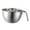 ID. 16cm, variant on Luzkey Melting Bowl Candle Melting Boiler Flat Bottom Chocolate Pot Baking Tool Mixing Batter Bowl Steel Melting Pot for Restaurant , ID. 16cm