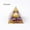 D, variant on TopLLC Styles Pyramids Crystal Crushed Stone Pyramids Home Crafts Resin Ornaments Bar Decoration 5cm the Crystal