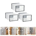 thumbnail image 4 of GOOHOCHY 3 cajas de zapatos de plástico para el hogar., 4 of 7
