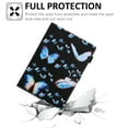 thumbnail image 5 of iPad 10.2 Case, iPad 10.5 Case, Dteck Folio Case for iPad 8th Generation / iPad 7th Gen / iPad Air 3 / iPad Pro 10.5, Auto Wake Sleep Cover Stand Case with Card Slots/Stylus Holder, Blue Butterfly, 5 of 5