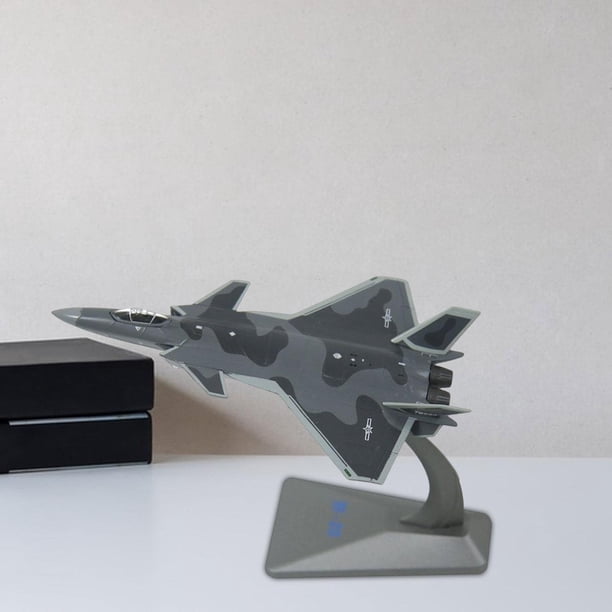 Adorno de avión a escala 1:144, decoración de escritorio, simulación de fundición a presión, juguete de avión de de aleación para dormitorio de estar camuflaje CUTICAT Aviones fundidos a troquel