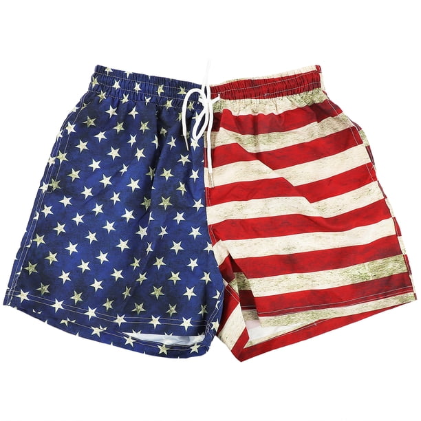 1 par moda hombres playa pantalones cortos de verano natación troncos cómodos pantalones cortos