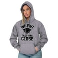 thumbnail image 4 of Funny Graduation Whew That Was Close Unisex Plus Fleece Graphic Hoodie Brisco Brands 2X, 4 of 5