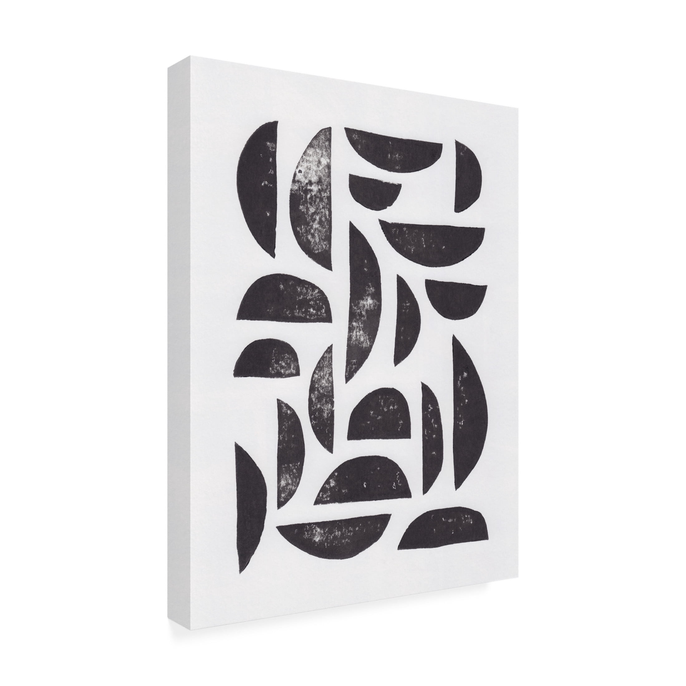 Trademark Fine Art Alisa Galitsyna Linocut Abstract 7 Canvas Wall Art