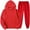 Red, variant on Viikei Womens Fall Fashion 2025 2PCS Outfits Men's And Women's Sports Tracksuits Long Sleeve Pullover Hoodies Sweatshirt And Sweatpants Fall Winter Suit