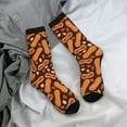 thumbnail image 5 of Pofeuu Peanuts2 Print Crew Socks, Adult Running Hiking Socks for Youth and Adult, 5 of 6