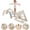 Gray & White, variant on UNICOO® 5-in-1 Kids Climbing Set - Pikler Triangle, Arch Climber, Double Sided Climbing Ramp, Hammock Rocker, Climbing Toys for Toddler and Kids, Indoor Use, Children's Gift (Grey & White)