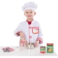 thumbnail image 2 of Conjunto de disfraces de juego de roles de chef con accesorios realistas Embalaje sin frustraciones: traje de chef imaginario, disfraz de chef para niños, niños pequeños, edades, 2 of 5
