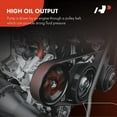 thumbnail image 5 of A-Premium Power Steering Pump with Pulley Compatible with Mitsubishi Lancer 2003 2004 2005 2006 2.0L, Replace # MR554841, 5 of 9