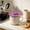 Purple-PP, variant on MMJ Silicone Cup Lids Flower Shape Flexible Stretchable Dustproof Airtight Seal Reusable Drink Covers Dishwasher Safe 4.09in