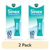 (2 pack) Vicks Sinex Saline Nasal Rinse, 60 Refill Packets
