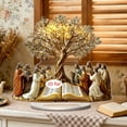 thumbnail image 4 of Adorno Acrílico de Intercambio Académico Bajo El Árbol | Decoración de Escritorio de Doble Cara | Ligero y Fácil de Mantener | 20 Cm, 4 of 7