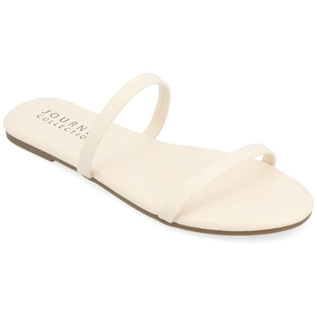 

Journee Collection Womens Adyrae Tru Comfort Foam Slide Flat Sandals